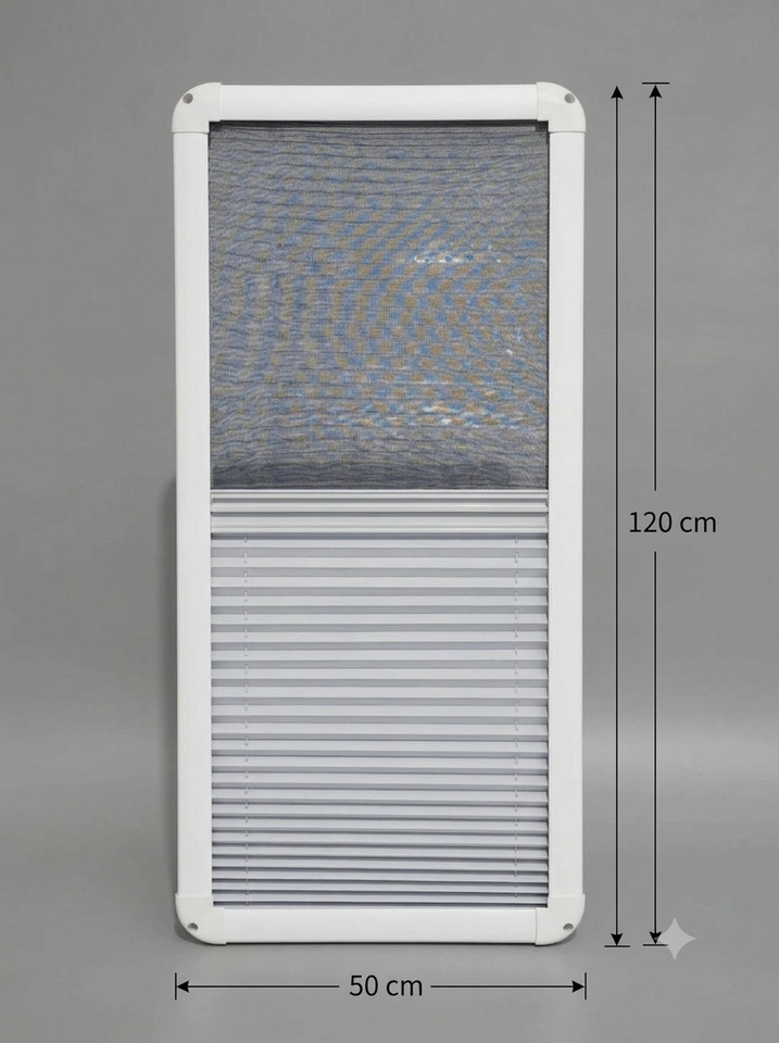 50X120 SİNEKLİK GÜNEŞLİK BEJ ÇERÇEVELİ RHİNO