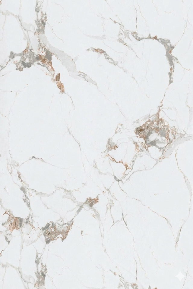 MARBLE SHEET PVC AÇIK PEMBE ÜZERİ BEYAZ ÇİZGİLER AÇIK KAHVE 1.22*2.44 2,5 MM