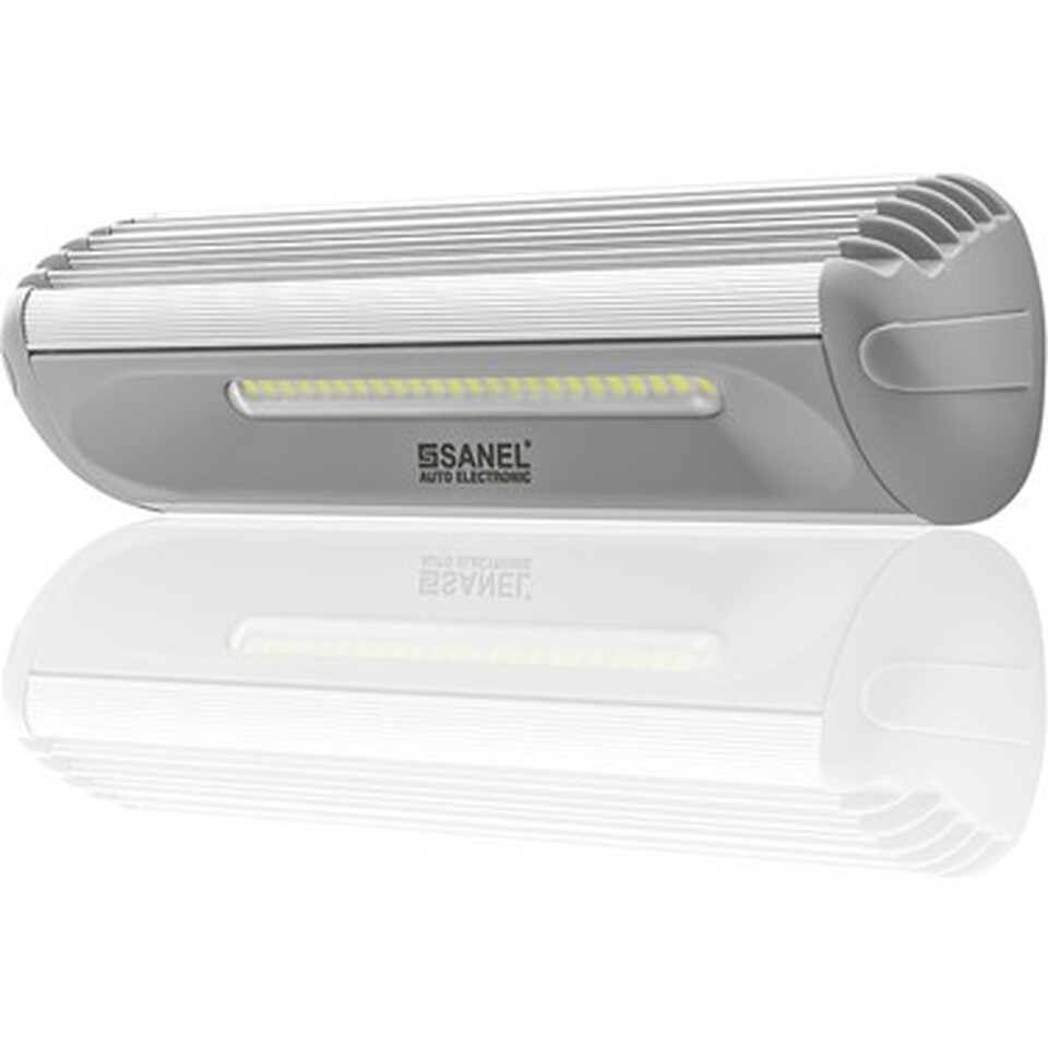 ÇEVRE AYDINLATMA 12W POWER 24 LEDLİ GRİ DIŞ AYDINLATMA SANEL 20 CM