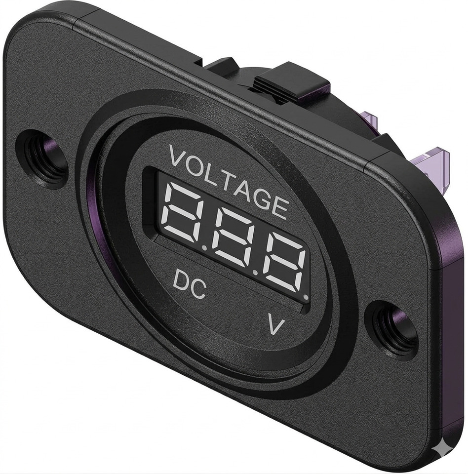 DİJİTAL YUVARLAK VOLTMETRE GÖSTERGE 5-30 V SR15156 