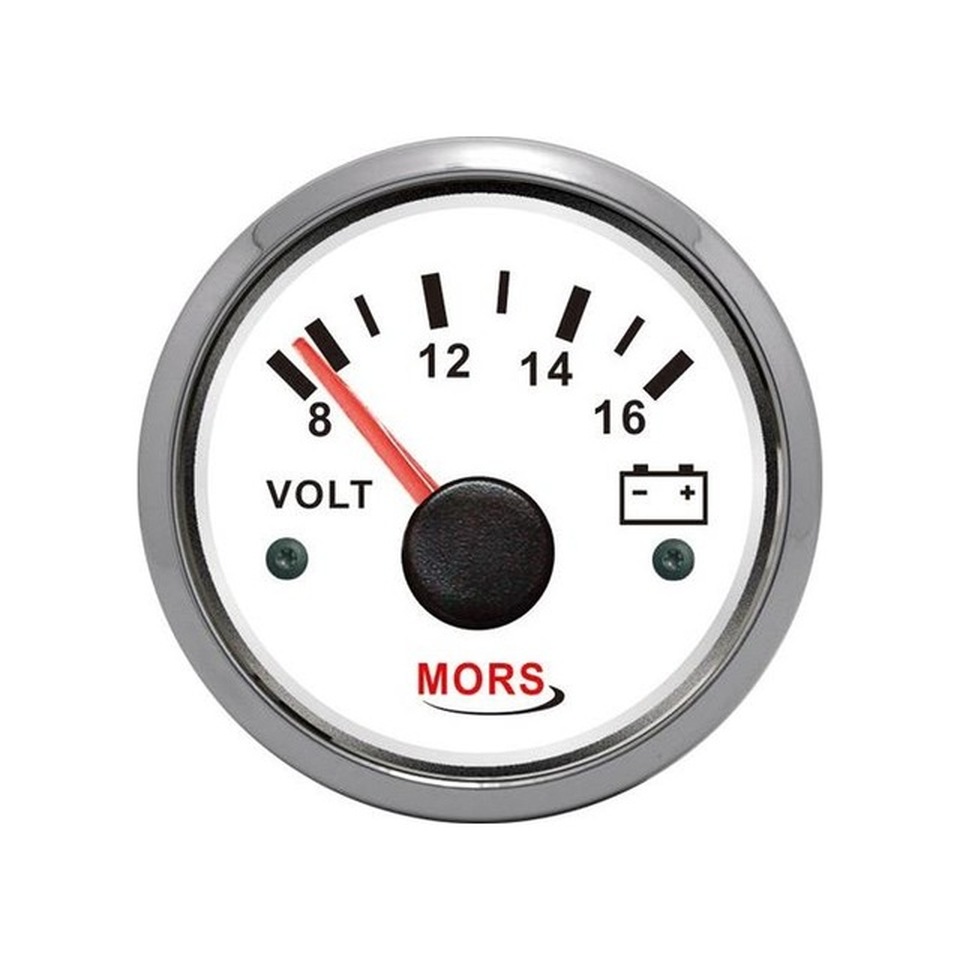 VOLTMETRE BEYAZ 12V