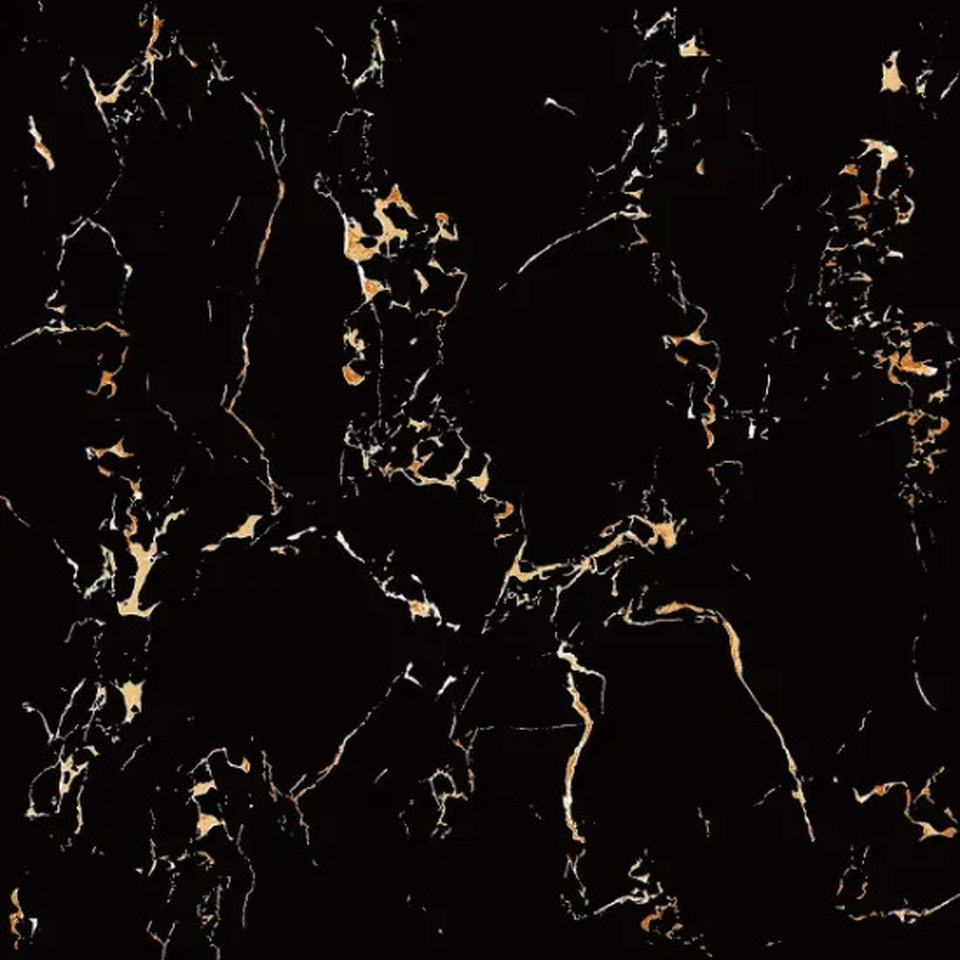 Marble Sheet Pvc 8016 122x244 2.5mm Siyah Üzeri Karışık Desenler