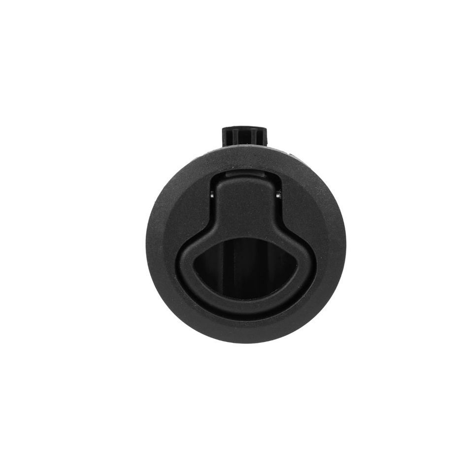 SEALUX SİYAH PLASTİK GÖMME KULP 60 MM BANYO KAPI KİLİDİ YUVARLAK