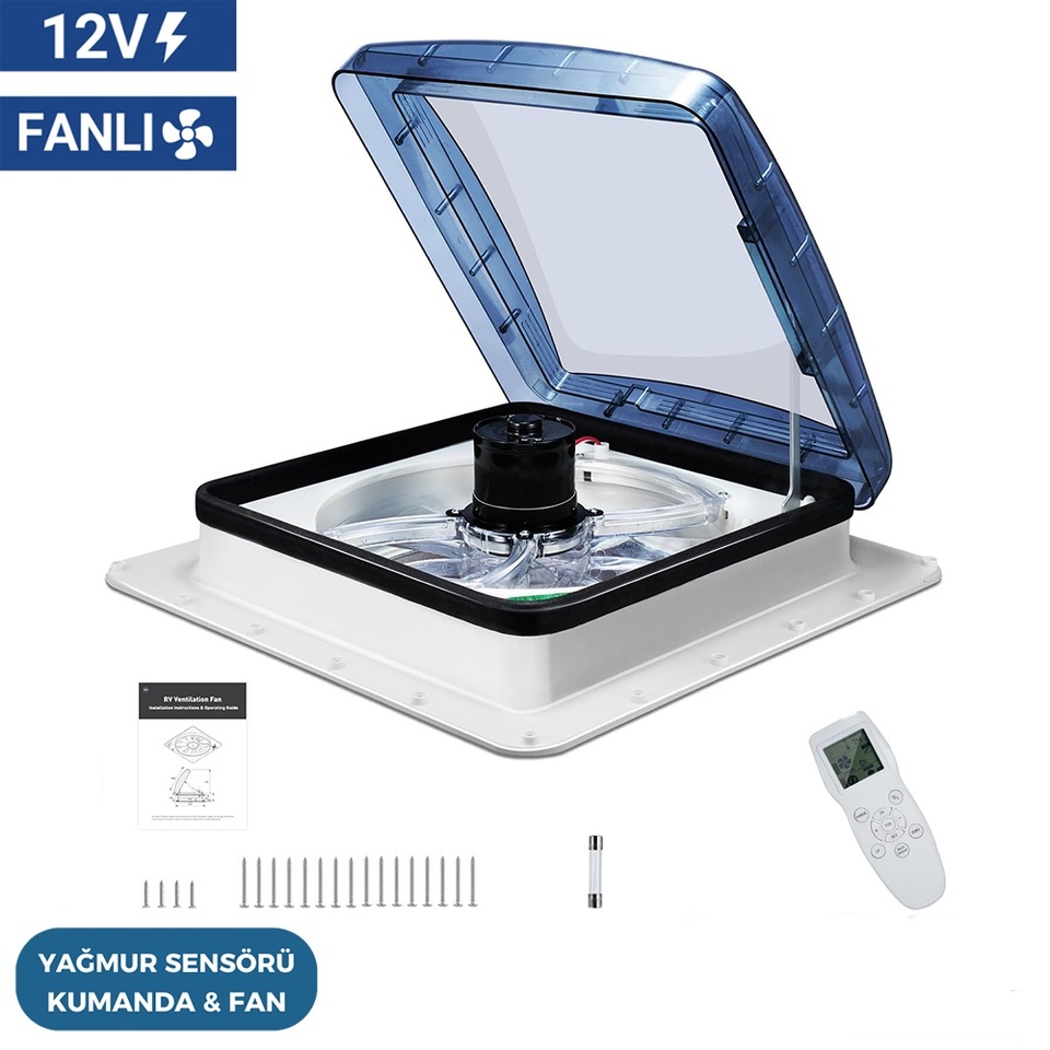 40X40 FANLI KUMANDALI YAĞMUR SENSÖRLÜ HEKİ